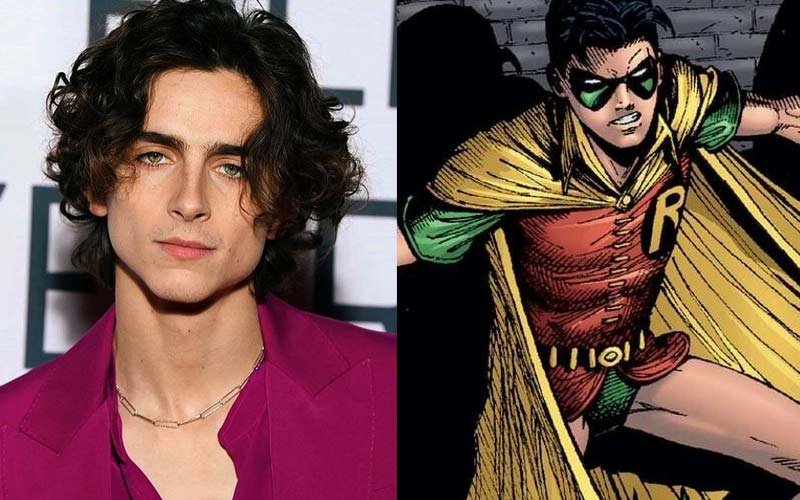 Timothee Chamalet usa a roupa de Robin para 'O Batman' de Robert Pattinson