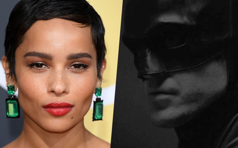 Zoë Kravitz usa roupa de mulher-gato para 'The-Batman' de Robert Pattinson na fanart
