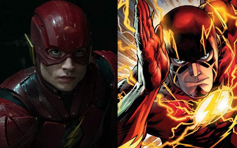 Flash de Erza Miller obtém um novo design com precisão em quadrinhos em fanart