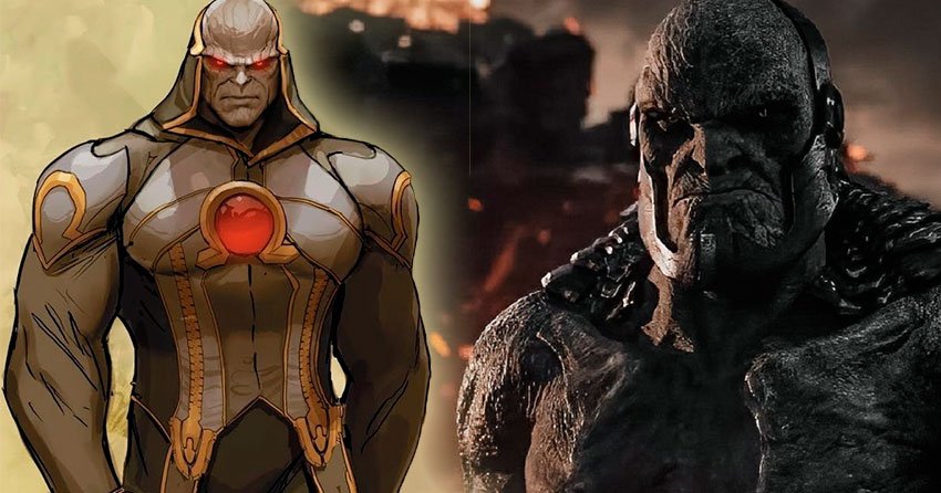 Nova arte conceitual, revela design alternativo do jovem Darkseid